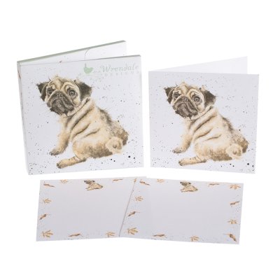 Pug notecard pack