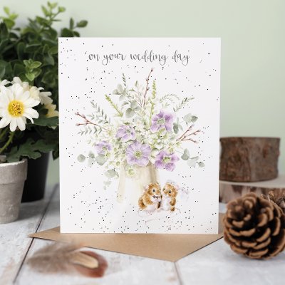'Squeak-Hearts' Mouse Anniversary Card