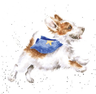 'Super Dog' terrier artwork print