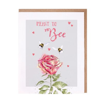 'Meant to Bee' bee engagement card