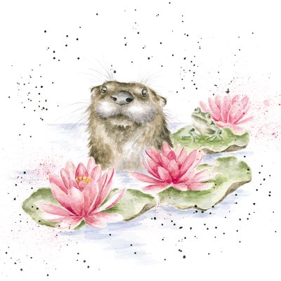 'Lily' otter artwork print