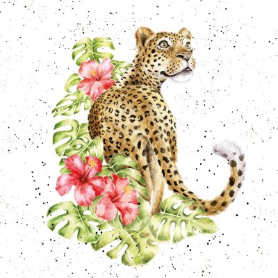 'Spot On' Leopard artwork print
