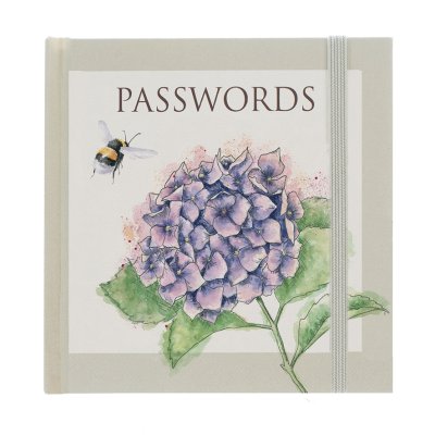 Hydrangea Bee Password Book