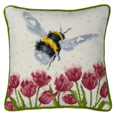 Bee and tulip tapestry kit
