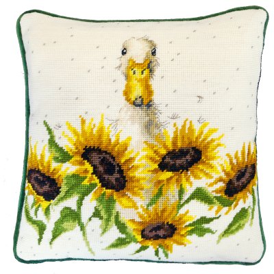 Duck and sunflower tapestry kit