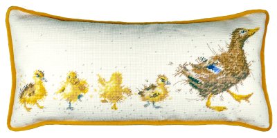 Duck and duckling tapestry kit