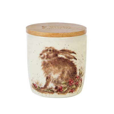 Hare candle jar