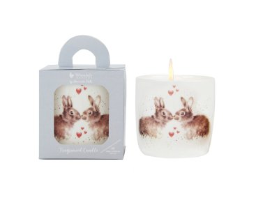 Happily Ever After rabbit candle jar
