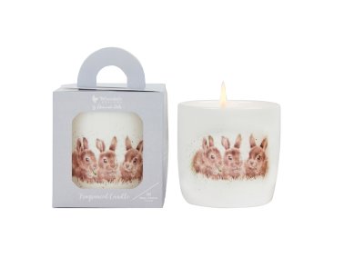 Daisy Chain rabbit candle jar