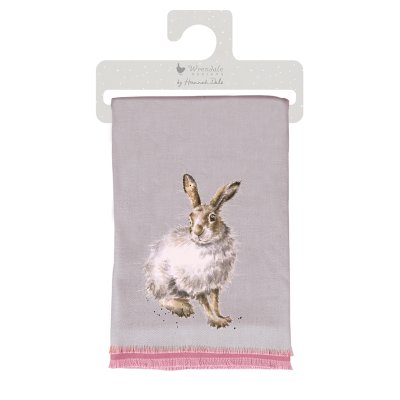 'Mountain Hare' Hare Scarf - Leaping Hare Scarf