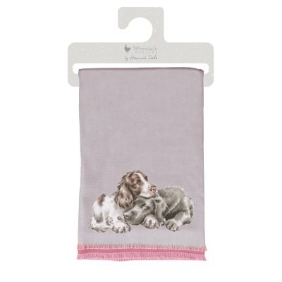 ladies scarf with dog print -scarves with dog design