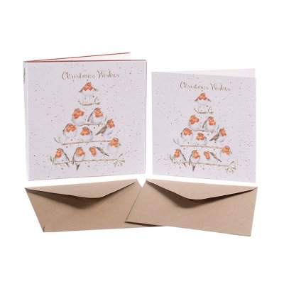 Robin boxed Christmas cards
