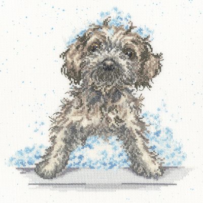 Dog cross stitch kit