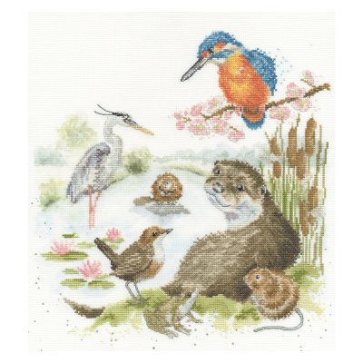 'The Water's Edge' Cross Stitch