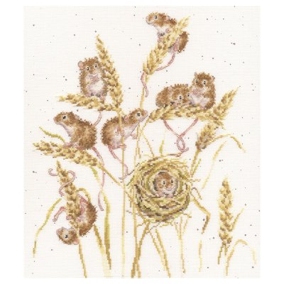 The Harvesters mouse cross stitch 