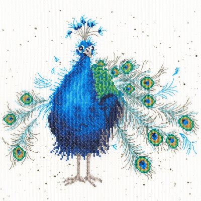 'Practically Perfect' Peacock Cross Stitch 