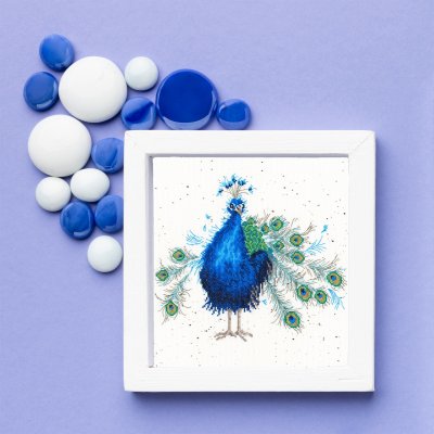 'Practically Perfect' Peacock Cross Stitch 