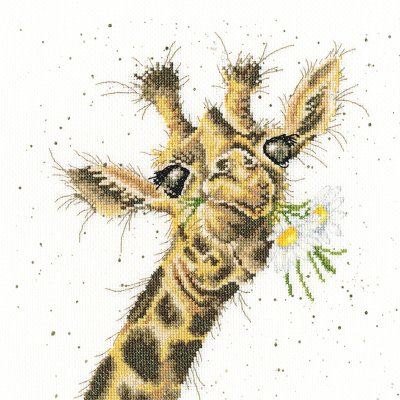 Giraffe cross stitch kit