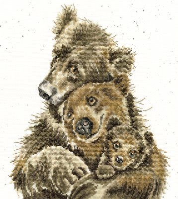 Bear Hugs cross stitch kit