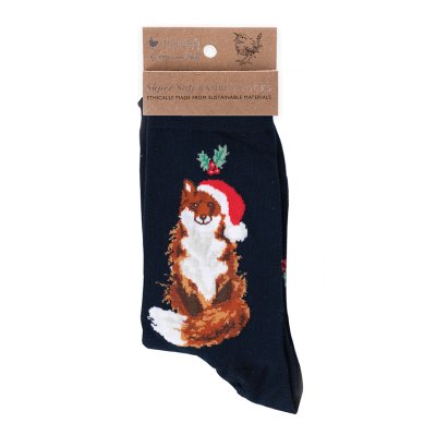 Fox Christmas socks